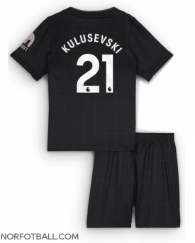 Billige Fotballdrakt Tottenham Hotspur Dejan Kulusevski #21 Replika Bortedraktsett Barn 2025-26 Kortermet (med bukser)